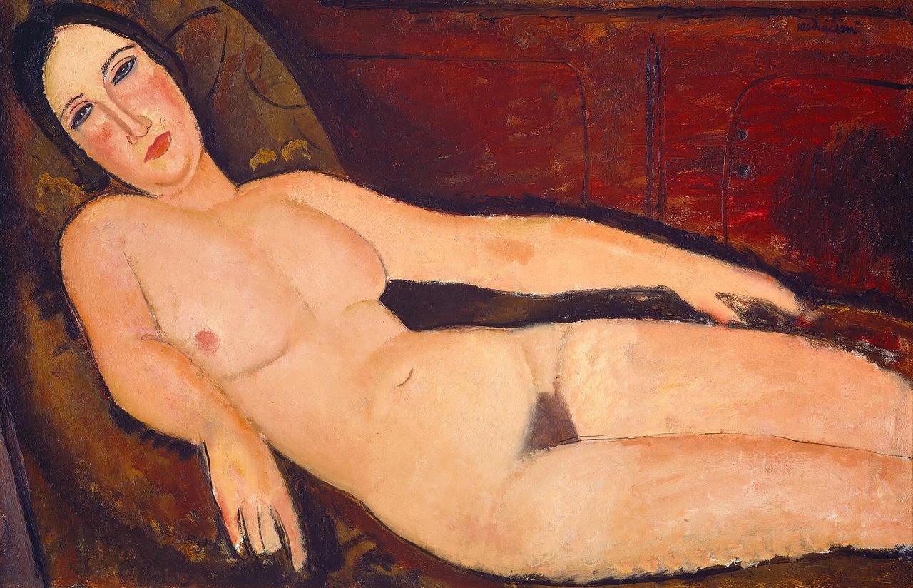 Amedeo Modigliani - Nudo su un divano (1918), National Gallery of Art, Washington